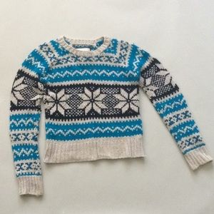 American Eagle Outfitters Lg/M Snowflake Sweater